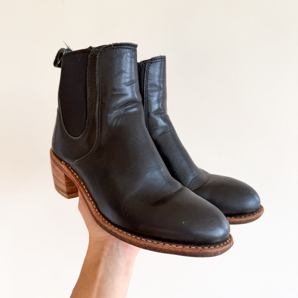 Red Wing Harriet Leather Slip On Chelsea Boots Black 8.5